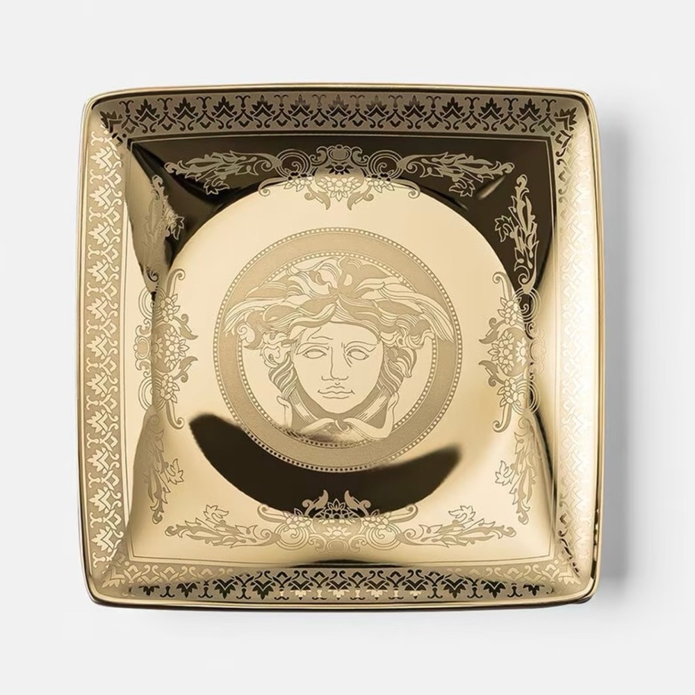 Versace Medusa Square Plate 4.7”